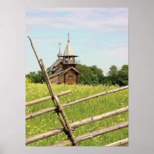 Póster Igreja da ilha de Kizhi