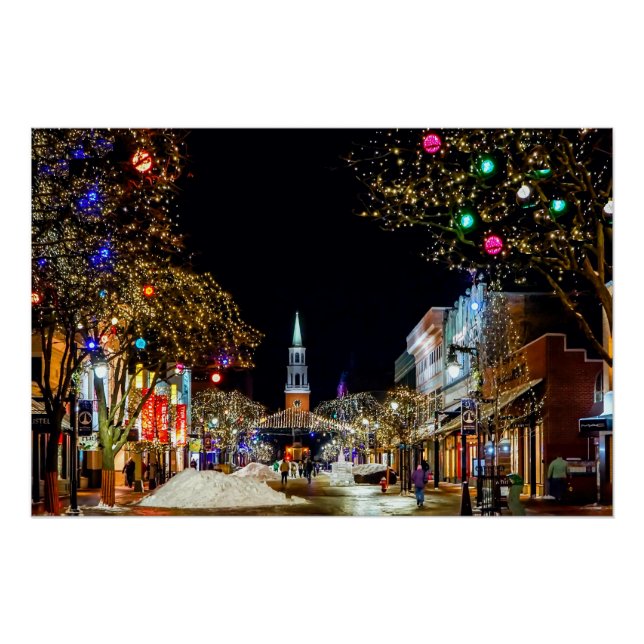 Póster Igreja da Rua Natal e Neve (Frente)