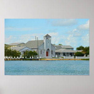 Poster Igreja da Tartaruga Verde, Bahamas