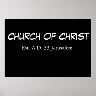 Póster Igreja de Cristo (est.)
