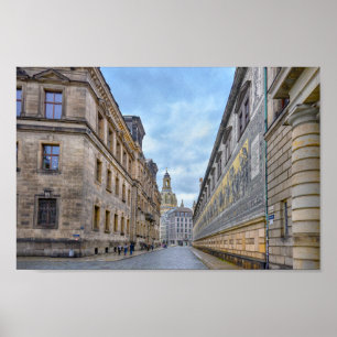 Poster Igreja de Nossa Senhora Dome, Dresden, Alemanha