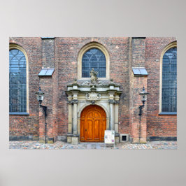 Poster Igreja de Peter santo, Copenhaga, Dinamarca