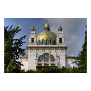 Póster Igreja de Ruas, Leopold Viena Áustria