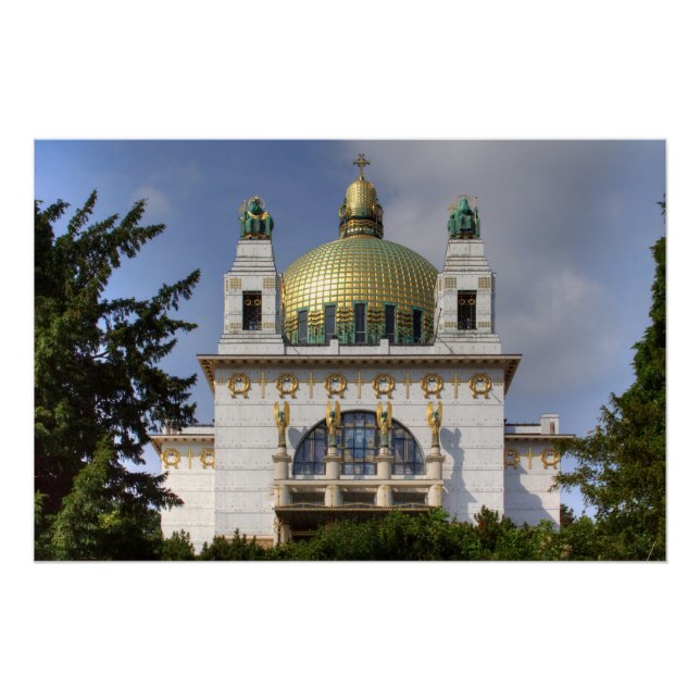 Póster Igreja de Ruas, Leopold Viena Áustria (Frente)