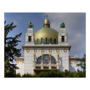 Póster Igreja de Ruas, Leopold Viena Áustria