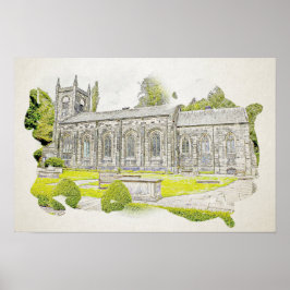 Poster Igreja de Santa Maria, Luddenden