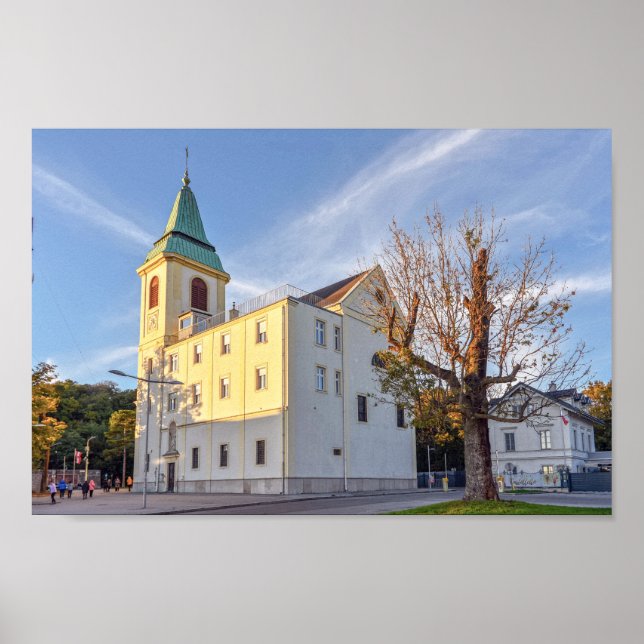 Poster Igreja de São José, Kahlenberg, Áustria (Frente)