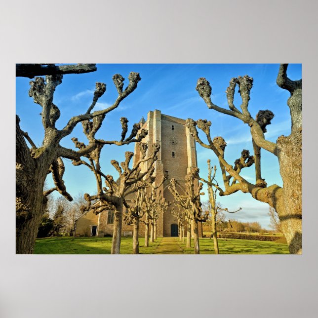 Póster igreja de Sint Anna ter Muiden em Sluis (Frente)