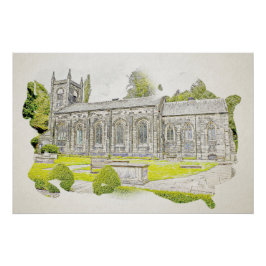Póster Igreja de St Mary, Luddenden