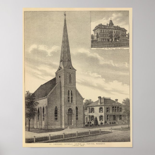 Poster Igreja de Theresa, Nebraska (Frente)