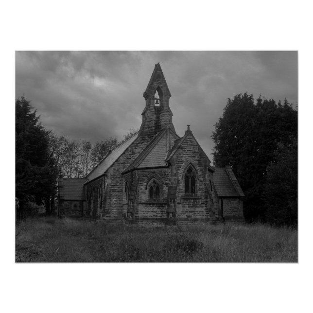 Póster Igreja de Todos os Santos, Whitley (Frente)