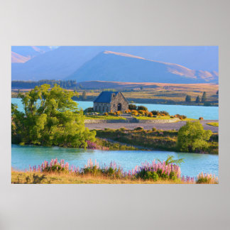Poster Igreja do Bom Pastor - Lago Tekapo