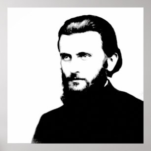 Poster igreja do símbolo da religião do santo de romani