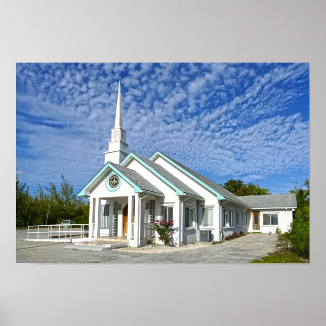 Poster Igreja do tesouro, Bahamas (Frente)