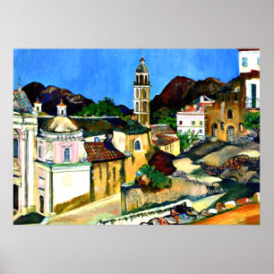 Póster Igreja em BelGodere, Córsega