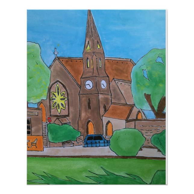 Póster Igreja em Essex/Southend (Frente)