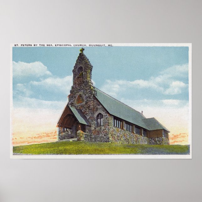 Poster Igreja Episcopal Peters-by-the-Sea (Frente)