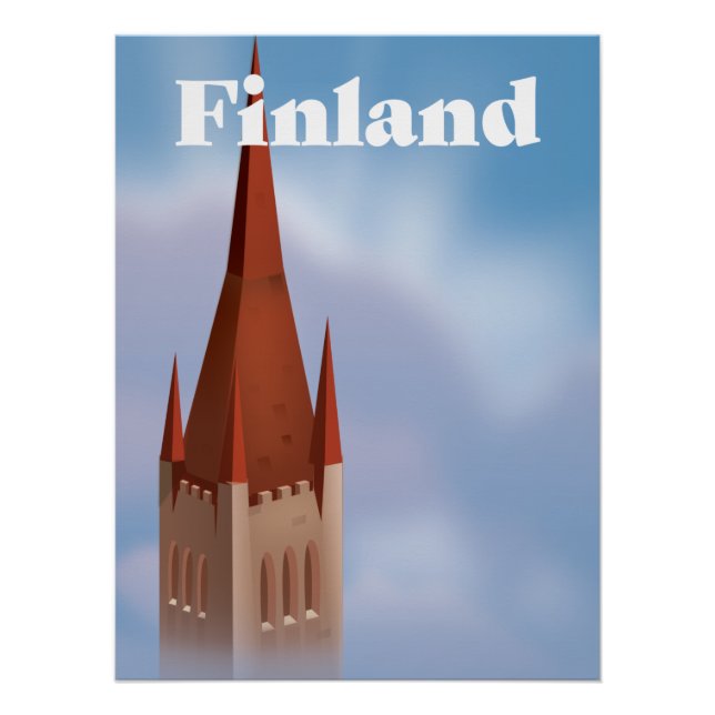 Póster Igreja Finlândia (Frente)
