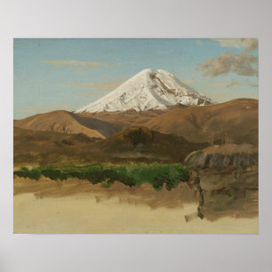 Póster Igreja Frederic Edwin - Estudo do Monte Chimborazo