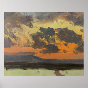 Poster Igreja Frederic Edwin - Sky no Sunset, Jamaica