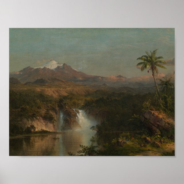 Poster Igreja Frederic Edwin - Visão de Cotopaxi (Frente)