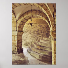 Poster igreja gótica medieval