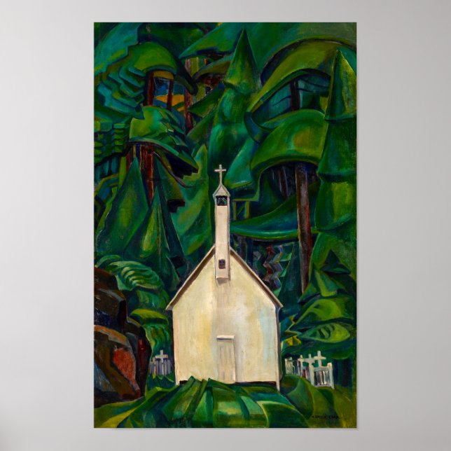 Poster Igreja Indígena | Emily Carr | (Frente)