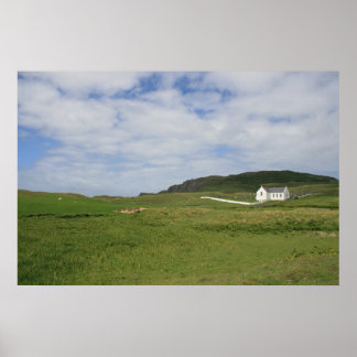 Póster Igreja Irlandesa Rural