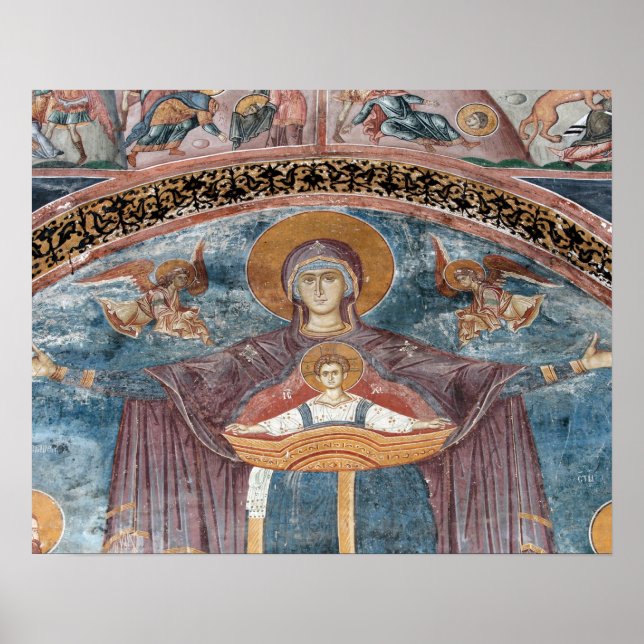 Póster Igreja Ortodoxa Sérvia, e um local da UNESCO, 2 (Frente)