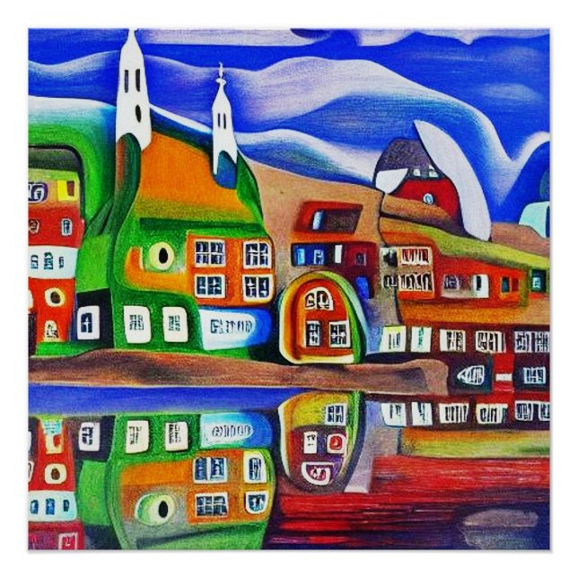 Póster Igreja pelo mar 5 (Frente)