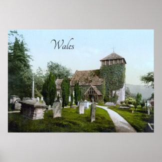 Poster Igreja perto de Monmouth (1900)