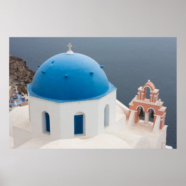 Poster Igreja Santorini (Frente)