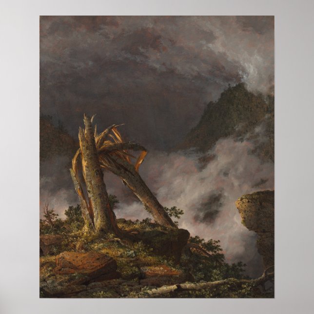 Poster Igreja - Tempestade Nas Montanhas 1847 (Frente)