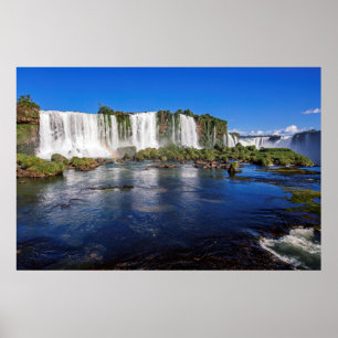 Póster Iguacu cai (Cataratas faz Iguacu)