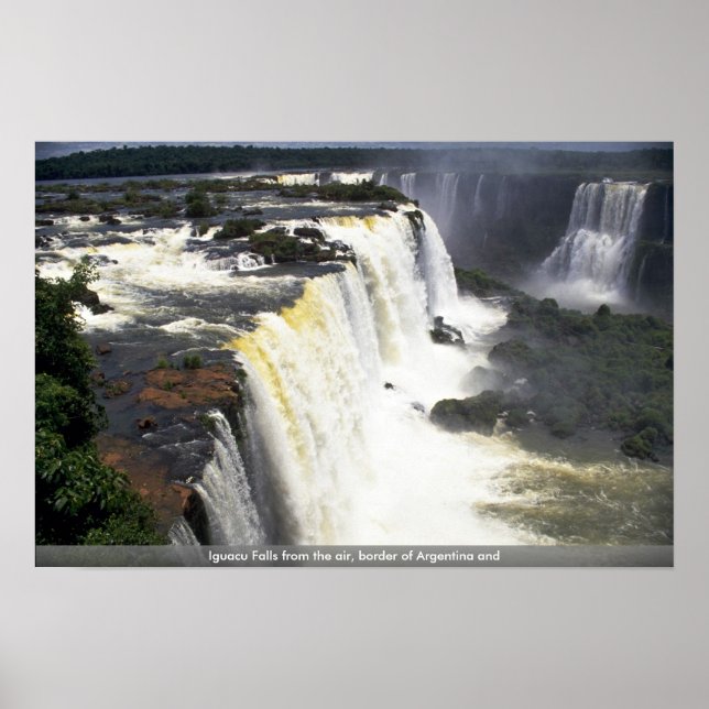 Poster Iguacu Cai do ar, fronteira da Argentina e (Frente)