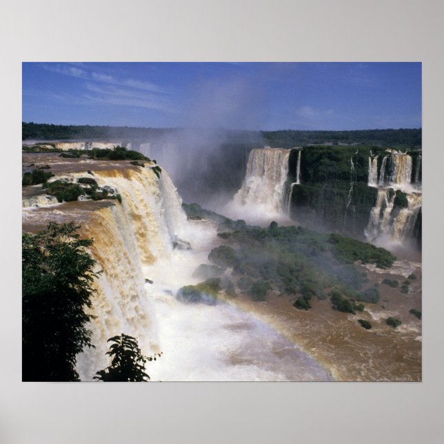 Póster Iguacu Falls, Brasil (Frente)