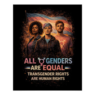 Póster Iguais Sob Cada Bandeira