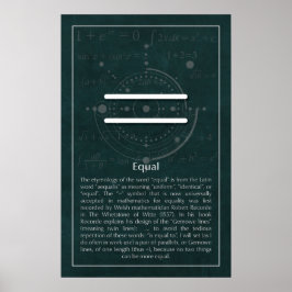 Póster Igual