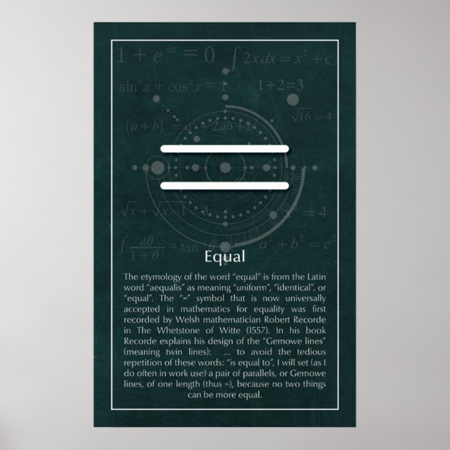 Póster Igual (Frente)