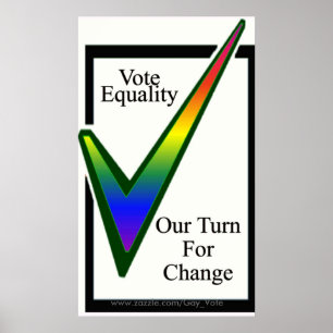 Póster Igualdade de Voto