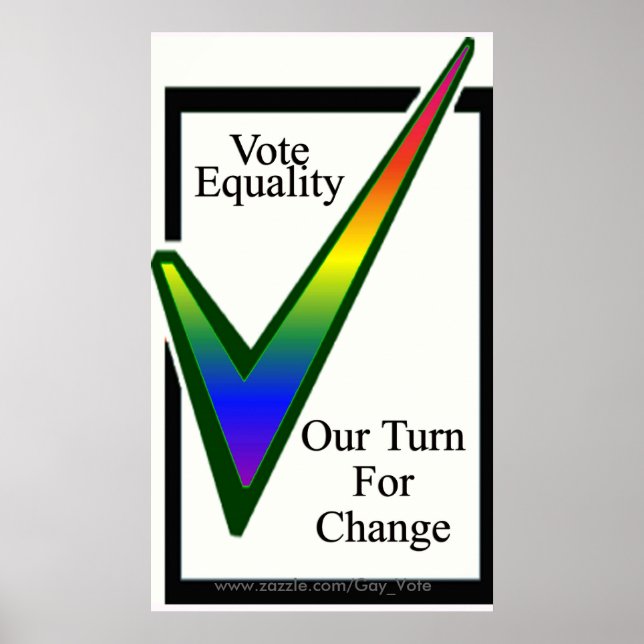 Póster Igualdade de Voto (Frente)