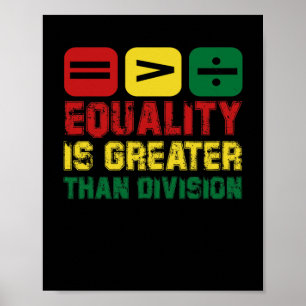 Poster Igualdade É Maior Que Divisão - Faça Seu Estado
