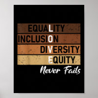 Igualdade Inclusão Diversidade Equidade Equidade A