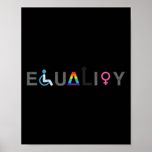 Poster Igualdade Lgbt Deficiência Lgbtq Aflito _1 