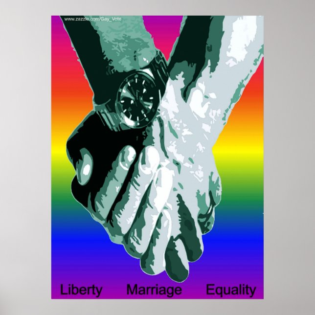 Póster Igualdade Matrimonial Liberdade (Frente)