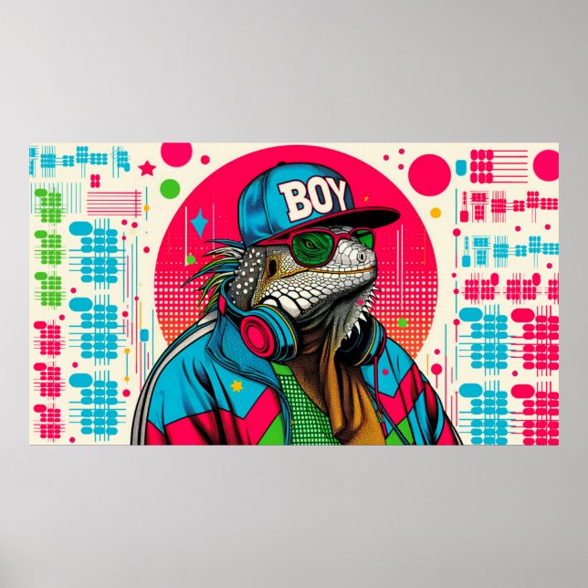 POSTER IGUANA B' BOY 9 (Frente)