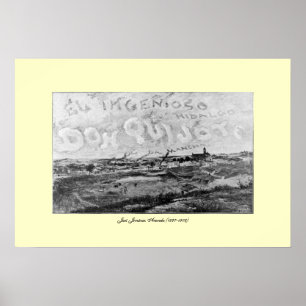Póster III Centenario-Don Quixote por José Jiménez Aran