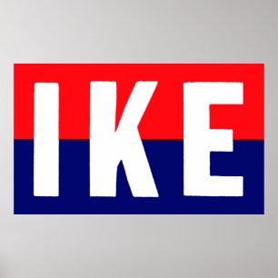 Póster Ike 1952 para o presidente