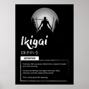 Poster Ikiagai - Conceito Japonês Para O Sucesso