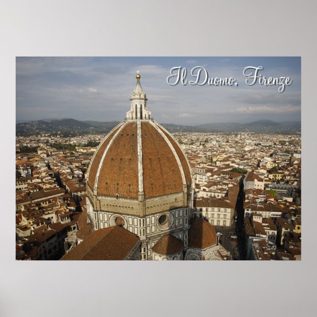 Póster Il Duomo - Florença (Frente)